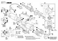 Bosch 0 601 377 7A3 Gws 850 C Angle Grinder 230 V / Eu Spare Parts